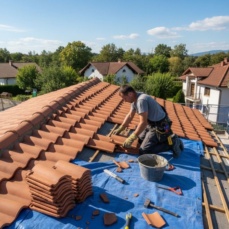 Clay Roof Leak Repair