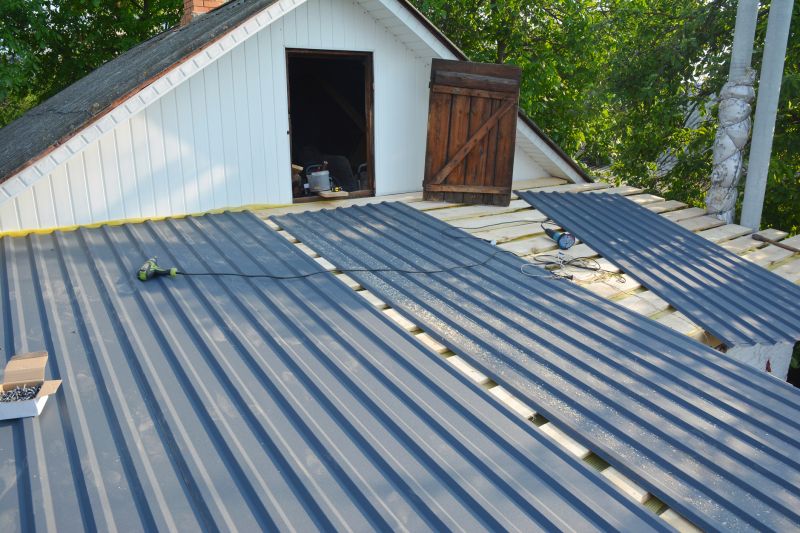 Aluminum Roof Installation detail