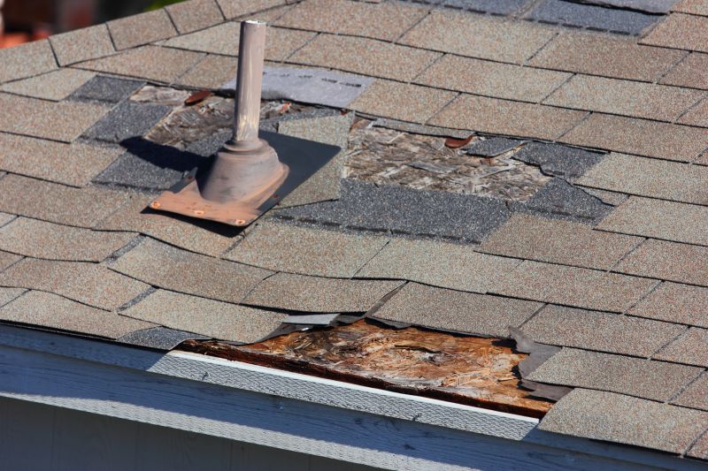 Damaged Roof Replacement detail