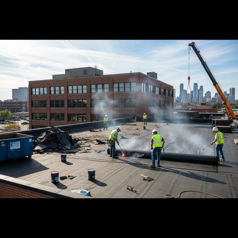 Industrial Roof Replacement detail