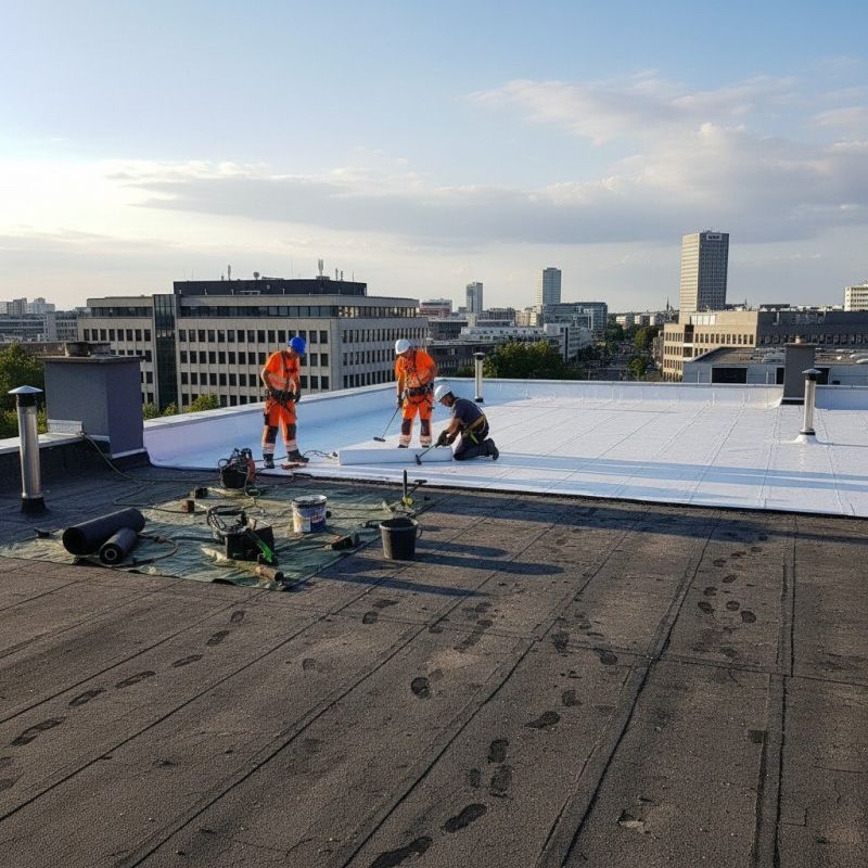 Single Ply Roof Replacement detail